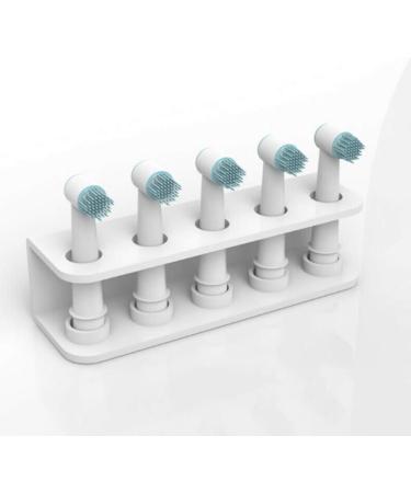 Universal 4mm Thick White Acrylic Electric Toothbrush Holder | Sround Plug-In Brush Holder for All Brands - Buy Online on GoSupps.com