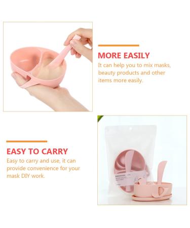 Buy 1 Set Mask Bowl DIY Facial Cosmetic Kit | Skin Spatula & Beauty Tools for Salon | Pink Makeup Brush Set - International Shipping Available - Buy Online on GoSupps.com