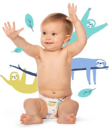 Hello Bello Baby Diapers - Size 2, Pack of 32 - Sleepy Sloths Design - Buy Online on GoSupps.com