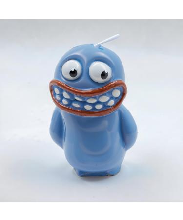 Scented Soy Wax Candle for Women & Children | Long Lasting Burn with Essential Oils | Relaxing Mood Enhancer | Blue Wind Chimes Design - Buy Online on GoSupps.com