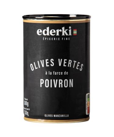 Green Olives with Pepper Ederki 300g