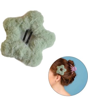 PLCPDM Hair Clip Star Yellow Bangs Clip s Headdress Hair Accessories Furry Hairpin Pink - Buy Online on GoSupps.com
