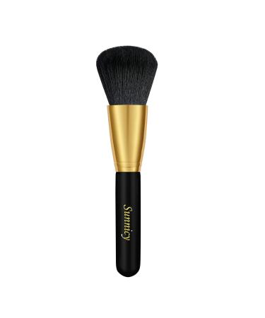 Kabuki Large Bronzer Brush - Optimal Loose Powder & Blush Makeup Brush (Black-Gold) | International Shipping - Buy Online on GoSupps.com