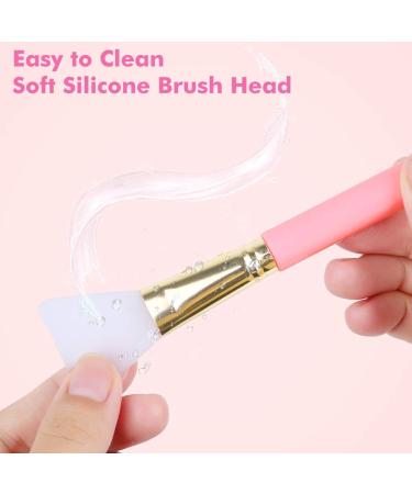 NIUTA Silicone Face Mask Brushes - Set of 2 Flexible Facial Applicators for Mud Masks, Moisturizers, and Body Butter - Buy Online on GoSupps.com