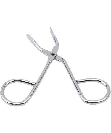 Silver Stainless Steel Eyebrow Scissors Tweezers Elbow Pliers Clip Scissors Flat Tip Tweezers Hair Plucker Hair Removal Tweezers Shave and Hair Removal Tweezers Women's - Buy Online on GoSupps.com