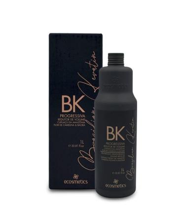 Brazilian Keratin Treatment Organic Semi Definite 1L | Progressive Brush | Straightening & Smoothing System | Volume Reducer | 100% Straight Hair