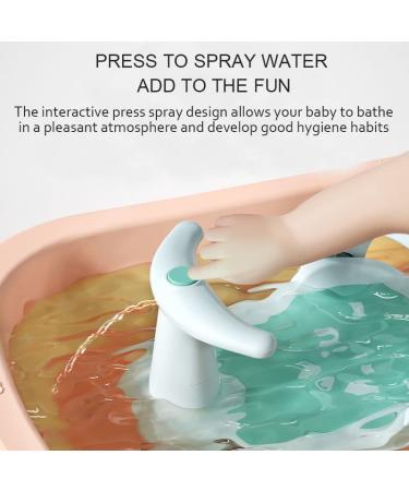 MoreFeel Baby Bath Seat - Infant Bathtub Seat for Babies 6 Months & Up | Non-Slip Soft Mat | Adjustable Backrest | Secure Suction Cups | Green - Buy Online on GoSupps.com