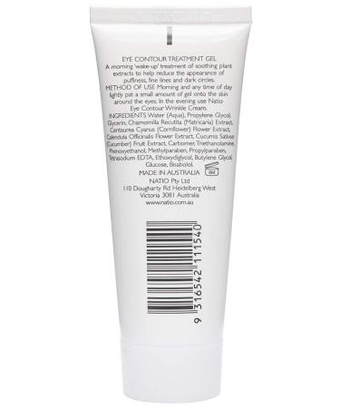 Natio Aromatherapy Eye Contour Treatment Gel 35g - Revitalize & Brighten Dark Circles International Shipping - Buy Online on GoSupps.com