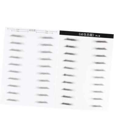 DOITOOL 6 Sheets Pairs 4d Eyebrow Stickers Hair Supplies Eyebrows Eyebrow Makeup Tools 6d Patch Water Proof - Buy Online on GoSupps.com