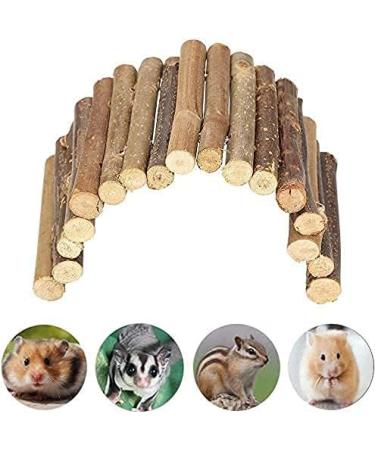 Wooden Hamster Bridge & Climbing Ladder | Chew Toys for Reptiles Lizards Turtles & Small Animals - Buy Online on GoSupps.com