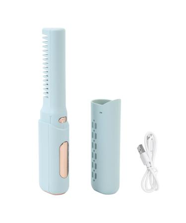 Hair Straightener Portable Cordless Flat Iron for Less Frizz Shinier Smoother Hair Hair Styling Tools (Sky Blue)