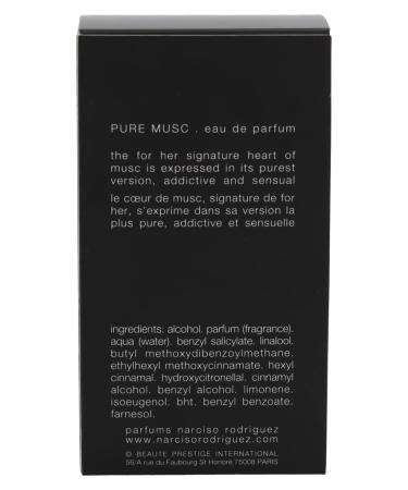 Narciso Rodriguez Pure Musc Women EDP Spray 1.6 oz 1.6 Fl Oz (Pack of 1) - Buy Online on GoSupps.com