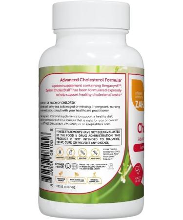 Zahler CholestStall Cholesterol Support Supplement Helps Maintain LDL Certified Kosher 30 Capsules - Buy Online on GoSupps.com