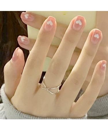 Heart Nails Art Stamping Plate Set - Stainless Steel DIY Love Heart Nail Kit for Party Manicures - Buy Online on GoSupps.com