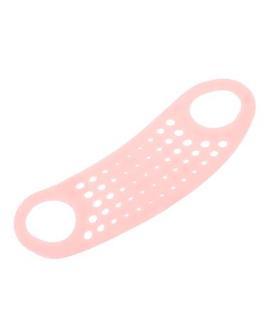 Masque de Lifting Visage en V R utilisable Bande de Sommeil Amincissante pour Double Menton Masque Facial Suspendu aux Oreilles Couleur Rose Soin Anti-Rel chement Cutan