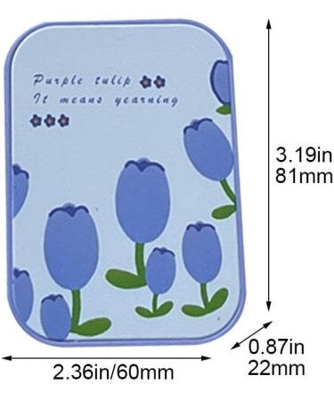 Travel Contact Lens Case - Portable Holder Kit in Blue Pink & Purple with Solution Bottles & Tweezers - Buy Online on GoSupps.com