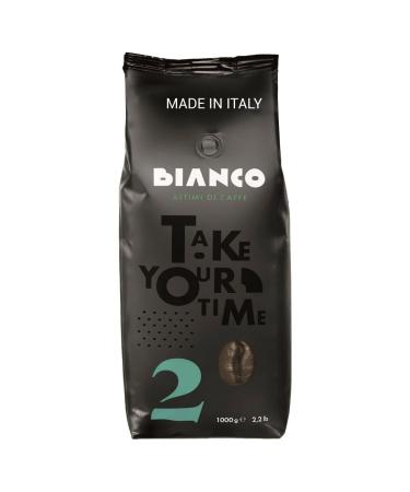 Bianco Bianco No.2 Espresso Coffee 1000g Beans 80% Arabica 20% Robusta
