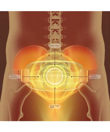 Dariokki Heating Belt for Pain Relief | Uterus Warmth & Menstrual Comfort | Women's Heated Massage Belt - White - Buy Online on GoSupps.com