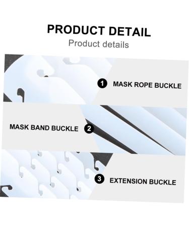 Minkissy 5 PC Mask Strap Buckle & Earring Hook Set - Adjustable Silicone Bands for Earrings - Removable Handles & Accessories for Comfortable Wear - Buy Online on GoSupps.com