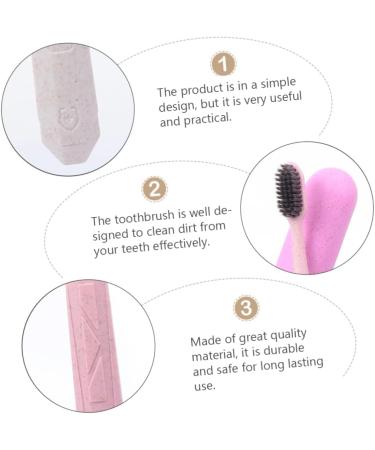 Gatuida Travel Container Toothbrush Set - 2 pcs Manual Toothbrush & Toothpaste Gift - Household Essentials - Sorted Colors - Eco-Friendly PP Material - Buy Online on GoSupps.com