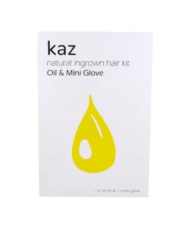 Kaz Natural Ingrown Hair Kit Oil & Mini Glove