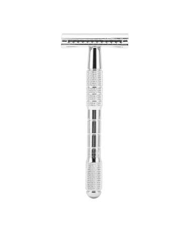 Double Edge Razor for Men - Professional Old-Fashioned Zinc Alloy Hand Razor | Perfect for Hairdressing & Home Use - Buy Online on GoSupps.com