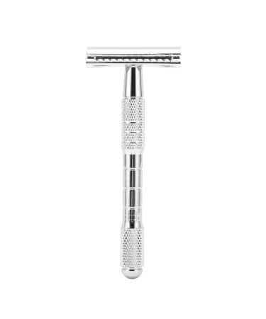 Manual razor professional double edge razor washable old fashioned hand razor classic non-slip resuable men's safety razor