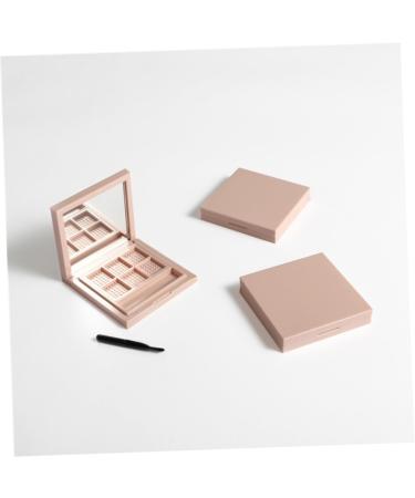 Beatifufu 2pcs Empty Eyeshadow Palette Empty Compact Eyeshadow Highlighters Blush Palette Cosmetics Pans 1 count (Pack of 1) Pink - Buy Online on GoSupps.com