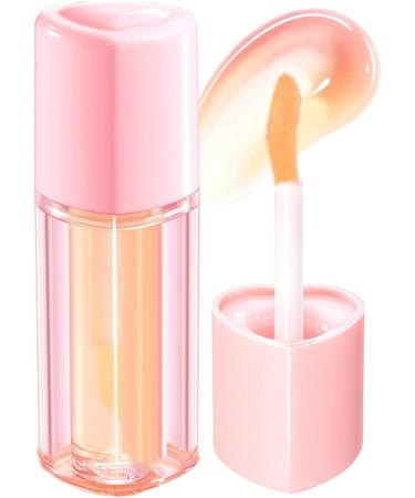  Ceprznvey Moisturizing Color Changing Lip Gloss 2g Non-Sticky Lightweight Primer Face Makeup for Girls Teen Women Everyday Use Clear to Pink Shade Compact Tube 1 Piece - Buy Online on GoSupps.com