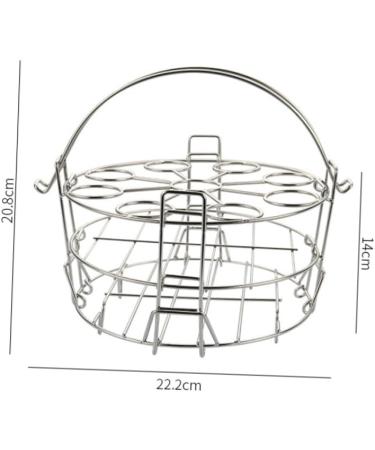 Zerodeko 1pc 304 Daily Life Gadget Eggs Steaming Eggs Superimposed Egg Steaming Rack Steamer Household - Buy Online on GoSupps.com