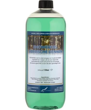 Claudius Showergel Siberian Pine 1 liter with cap transparent