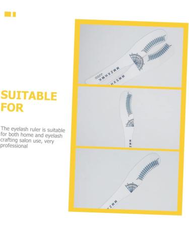 FOMIYES 10pcs Eyelash Measuring Ruler Eyelashes Lash Ruler Length Ruler Curly - Buy Online on GoSupps.com