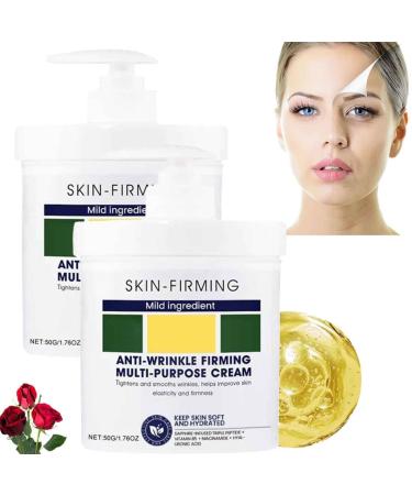 Firming Wrinkle-Reducing Cream Skin Firming Rejuvenating Cream Deep Hydration Barrier Look of Wrinkles Sagging Sun Damaged Skin Anti-Wrinkle Multi-Purpose Cream for all Skin Types