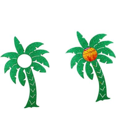 Cabilock 24pcs Diy Lollipop Card Coconut Tree Lollipop Paper Lollipop Decor Candy Packaging Card Candy Holder Party Lollipop Holder Glitter Candy Bags Pineapple Decorations - Buy Online on GoSupps.com