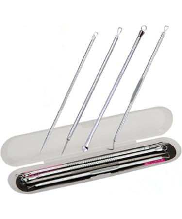 Piuruf Acne Needle Set - 4 Stainless Steel Tools for Blackhead Removal & Pore Cleaning | Effective Skin Care | Australia Size - Buy Online on GoSupps.com