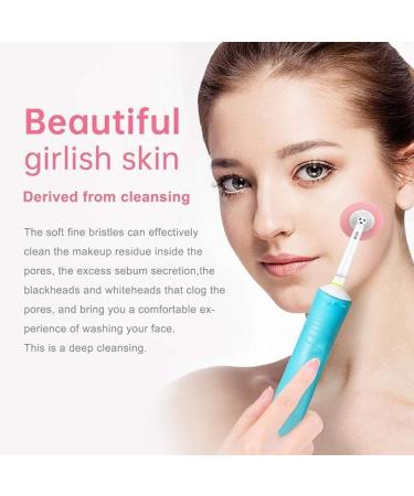 Facial Cleansing Brush Replacement Head Compatible with Oral B Braun Electric Toothbrush Bases-2 Waterproof Silicone Face Spin Brushes for Cleansing Exfoliating Deep Cleaning & Massaging - Buy Online on GoSupps.com