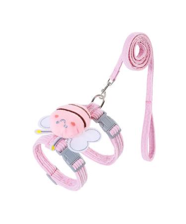 Cat dishes with 1.2 meters The leash and cat carriers adjustable light and soft suitable for small dogs rabbits and cats.