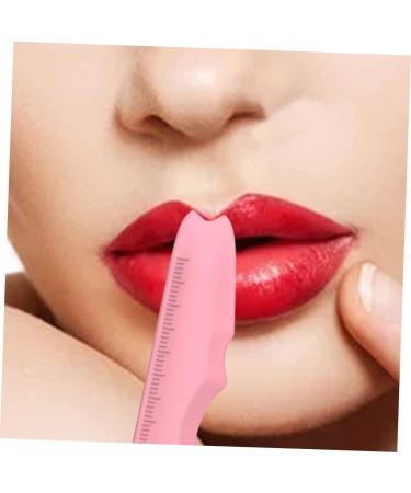 PLAFOPE Silicone Eyeliner Stencil 2pcs Silicone Beauty Ruler Eyelash Spoolies Face Cream Applicator Eyebrow Template With Wings 15.00X4.15X0.50CM Pink-1 - Buy Online on GoSupps.com