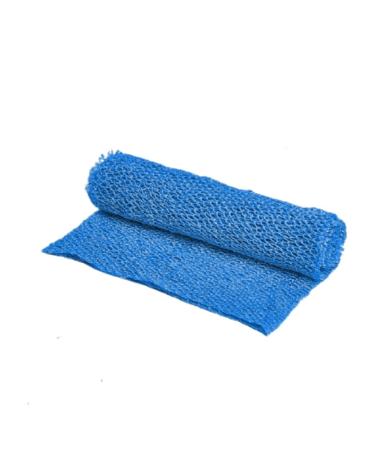 Net Body Scrubber  Skin Exfoliation  African  Net Bath Sponge  Shower Net  Wash  Long  Strech (Blue) DB