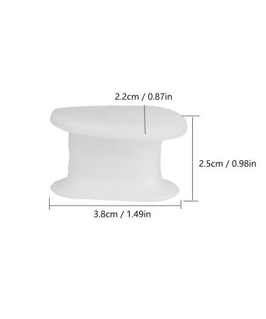 Lezed Gel Toe Spreader - Hallux Valgus Correction Silicone Toe Separator for Overlapping Toes - Soft & Comfortable 10 Pack - Buy Online on GoSupps.com