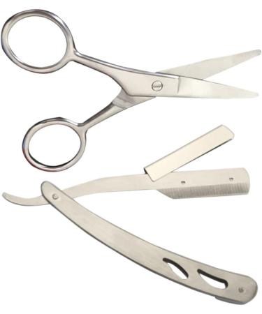 Fomiyes 6 STK Razor Blade - Stainless Steel Onion Cutter & Hair Salon Tools | Sharp Bartgel Mustache Hairdresser Equipment - Buy Online on GoSupps.com