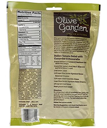 Olive Garden Garlic & Romano Seasoned Croutons 5 oz Bag - Pack of 3 - Buy Online on GoSupps.com