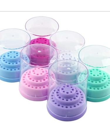 lmoikesz Neat And Tidy Nail Drill Bits In Order Nail Drill Bits Holder Nail Drill Grinding Bit Holder Box PP Stylish Appearance rose red - Buy Online on GoSupps.com