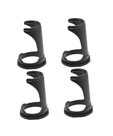 Fomiyes 4 pieces brush base shaving stand beard rack stand holder for shaving brushes stand for safety razor razor stand beard bracket holder travel pp cosmetics make-up brushes