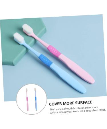 Kombiuda Soft Toothbrush Set - Super Soft Bristle & Handle Ideal for Adults & Pregnant Women Perfect Couple Gift | International Shipping - Buy Online on GoSupps.com