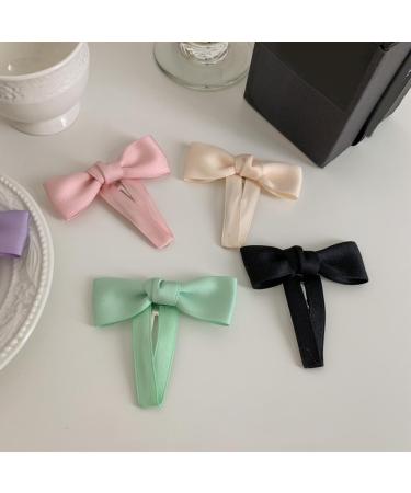 hgnxa Delicate Elegant Style Side Clip Hair Clip Sweet Girls y Style 3D knot Balletcore Purple - Buy Online on GoSupps.com