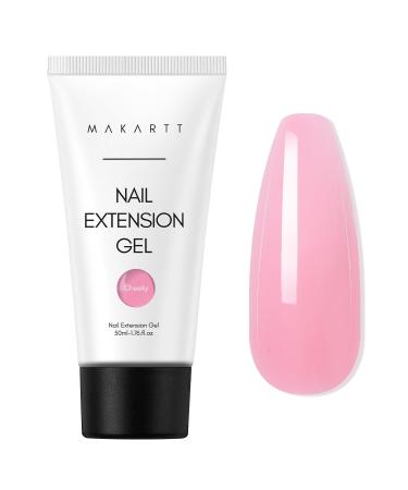 Makartt Poly Nail Gel Nail Extension Gel 50ML Builder Gel Nail Extension White Pink Nude Clear Rosy Gel for Technician Starter DIY Salon Design (Cheeky) - Buy Online on GoSupps.com