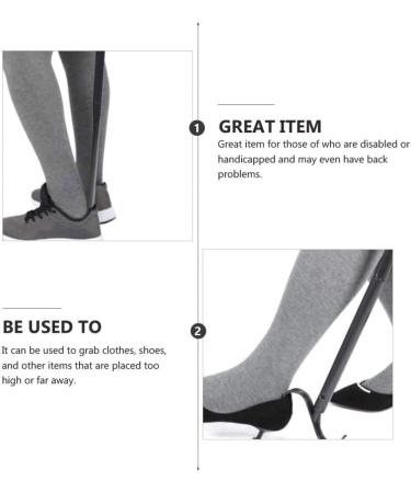 Heallily Multifunctional Socks for Seniors | Remove Shoe Coat Pants Aids | Black | Independent Living Help - Buy Online on GoSupps.com