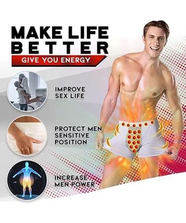 Men's Health Enlargement Underpants with Magnetic Therapy Physiological Underwear 52 Energy Magnets Pack of 3 (Tricolor L) Tricolor Large - Buy Online on GoSupps.com
