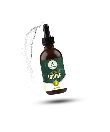 Compass Laboratory Iodine Liquid Drops | Clear & Colorless Liquid | 50ml - 250mcg/Serving | High-Purity Dietary Supplement